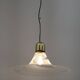 Mid-Century Modern Italian Murano Spiral Glass Pendant Lamp, 1970s