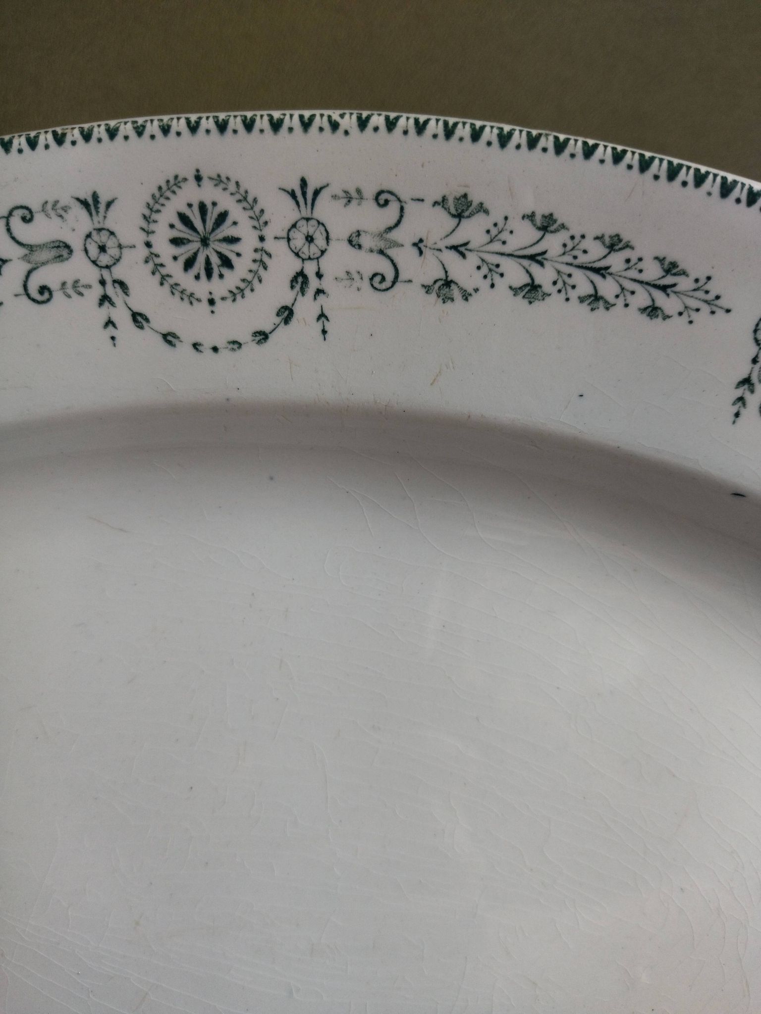 Old service dish k&G Lunéville model Laetitia