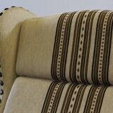 Vintage 1960s set of low & high back lounge chair oak, style of Henning Kjærnulf