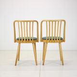 1960s Antonin Suman Set of Four Dining Chairs, Czechoslovakia