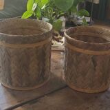 Set of 2 70s planters
