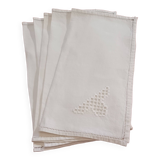 5  serviettes à thé