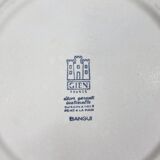 Vintage 3 flat plates Gien decorations Banghi