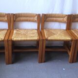 Series of 4 elm chairs and mulched back house revival