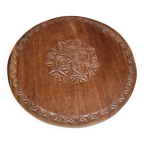 Vintage tribal art side table, 1960s