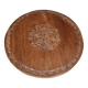 Table d'appoint vintage art tribal, années 60