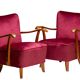 Pair of Art Deco Armchairs, 1930s, Czechoslovakia
