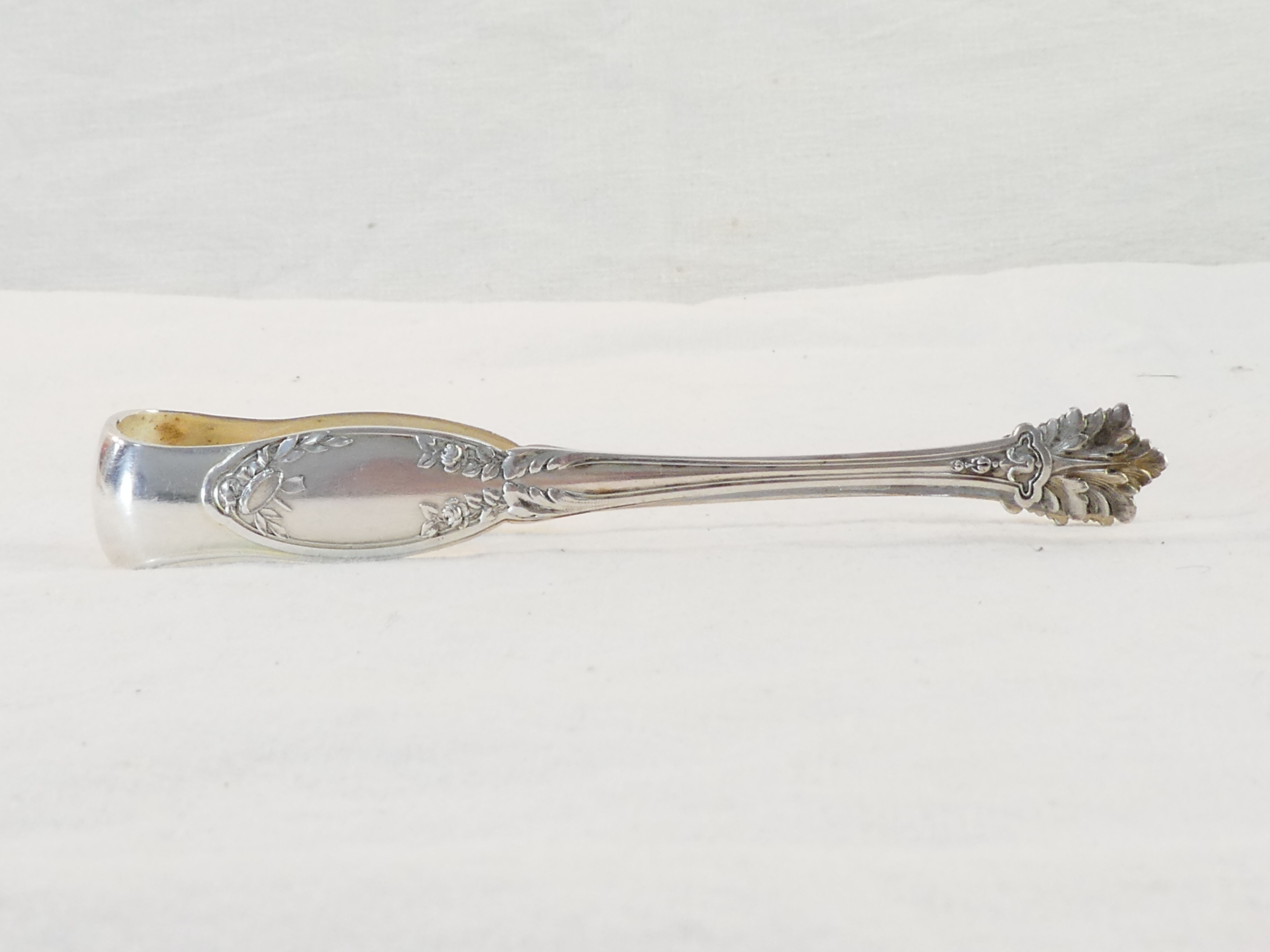 Small Silver Metal Sugar Clamp