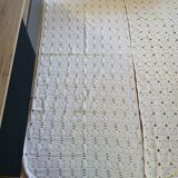 2 dessus de lit anciens en crochet fait main