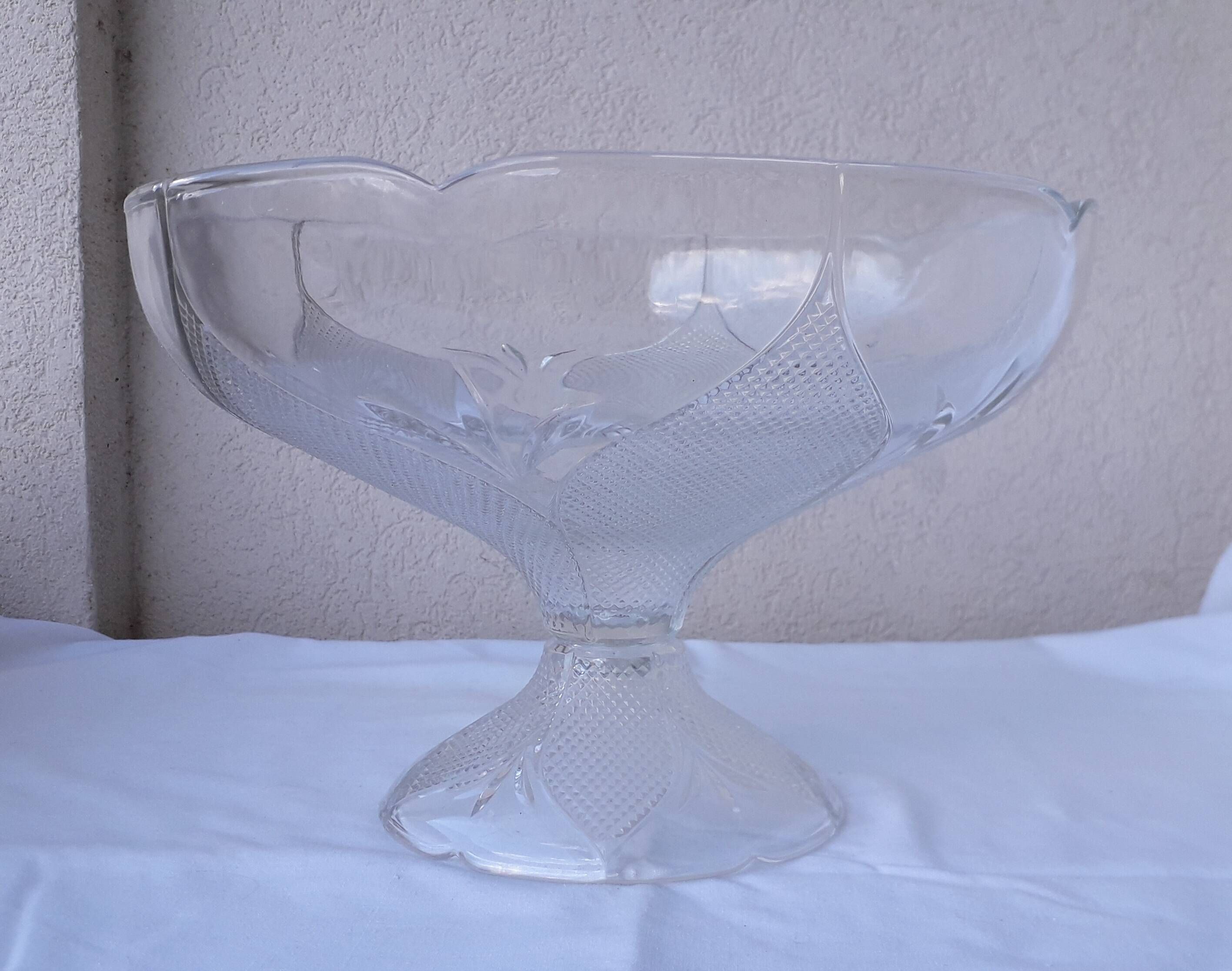Coupe sur pied en verre