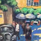 Tableau signé de Montmartre à Paris