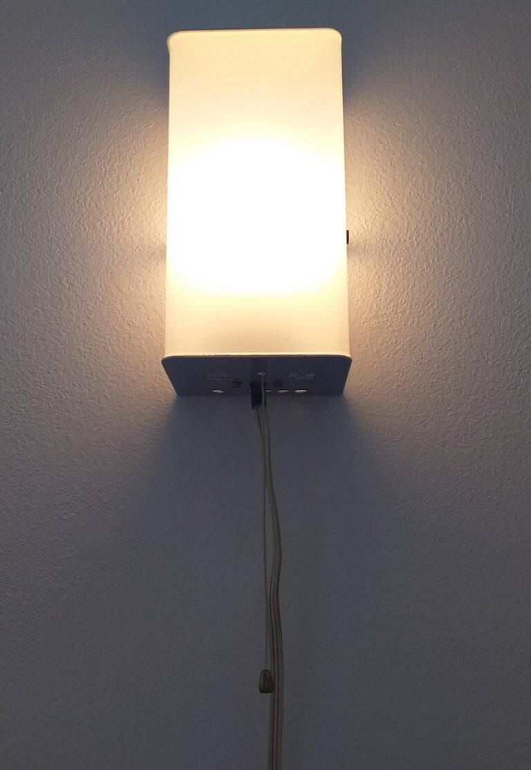 Pair of Midcentury Wall or Table Lamps, Pokrok, 1970s
