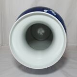 large blue and white porcelain vase Chinese China
