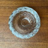 Glass candlestick from the mid-century Danish Capriole series by Royal Copenhagen, 1960s.