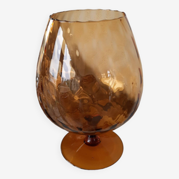 Coupe vase en cristal Empoli Vintage