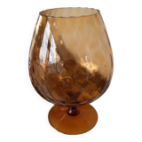 Coupe vase en cristal Empoli Vintage