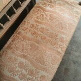 Bench decorated with flowers