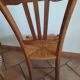 Vintage straw low chairs