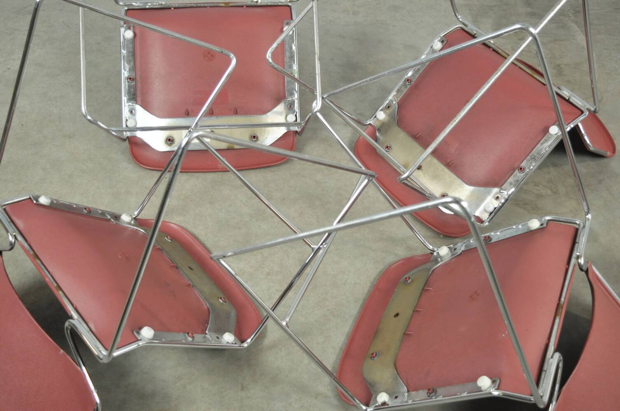MATRIX Krueger dining chairs designed by Thomas Tolleson, 1970s USA