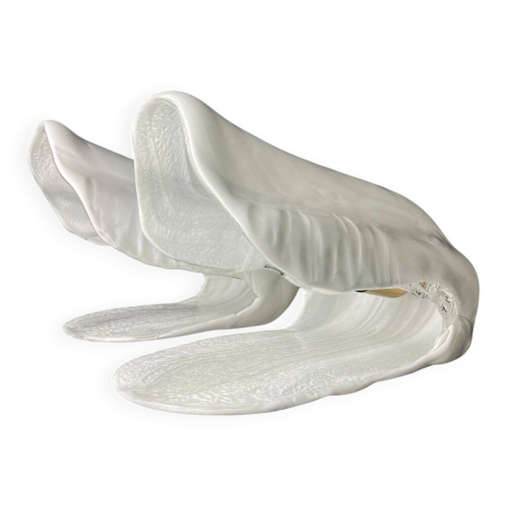 Oyster Murano table lamps by La Murrina, Italy, 1970s, set of 2