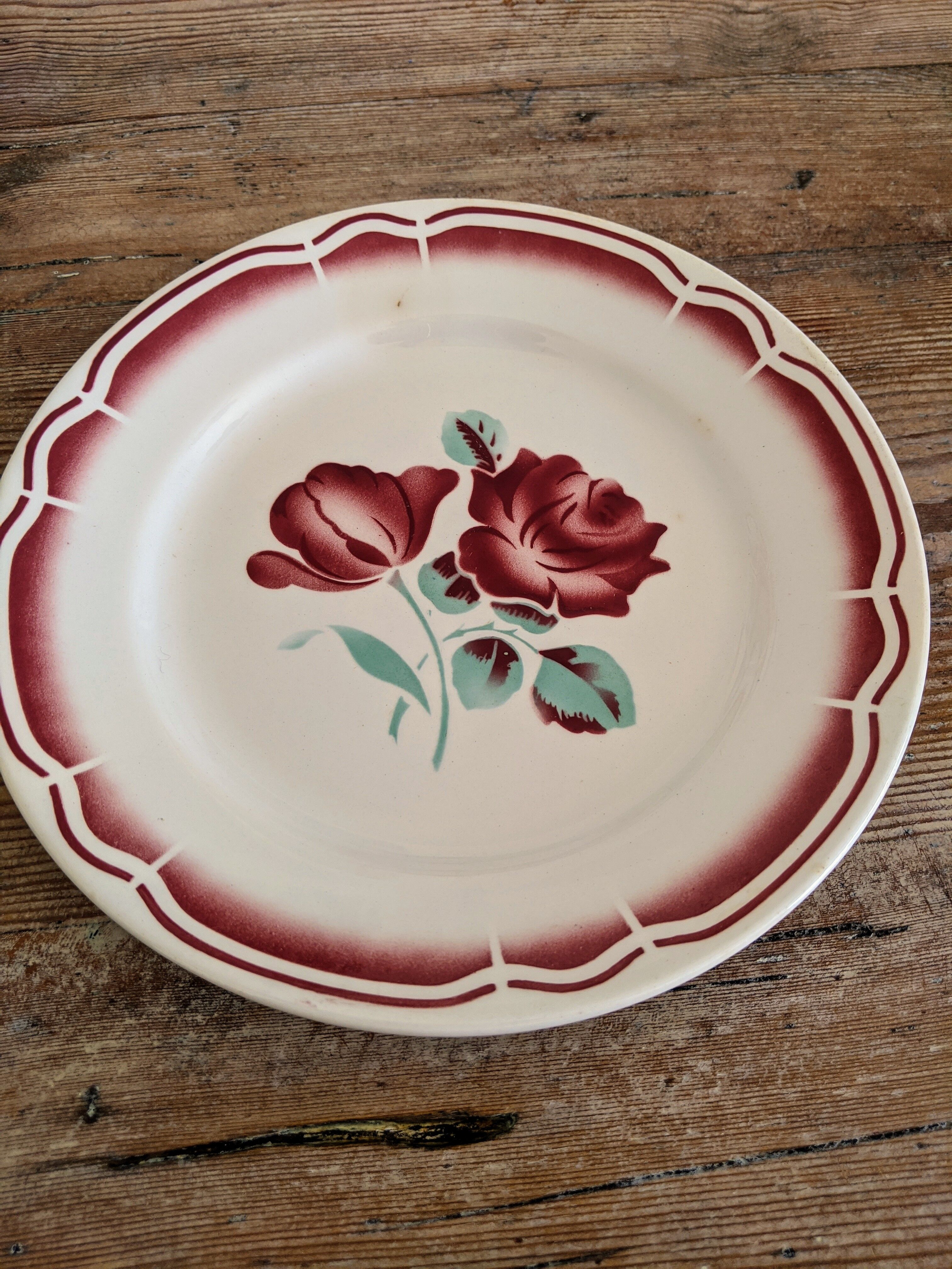 7 Badonviller plates