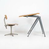“Reply” drafting table and chair by Wim Rietveld & Friso Kramer for Ahrend