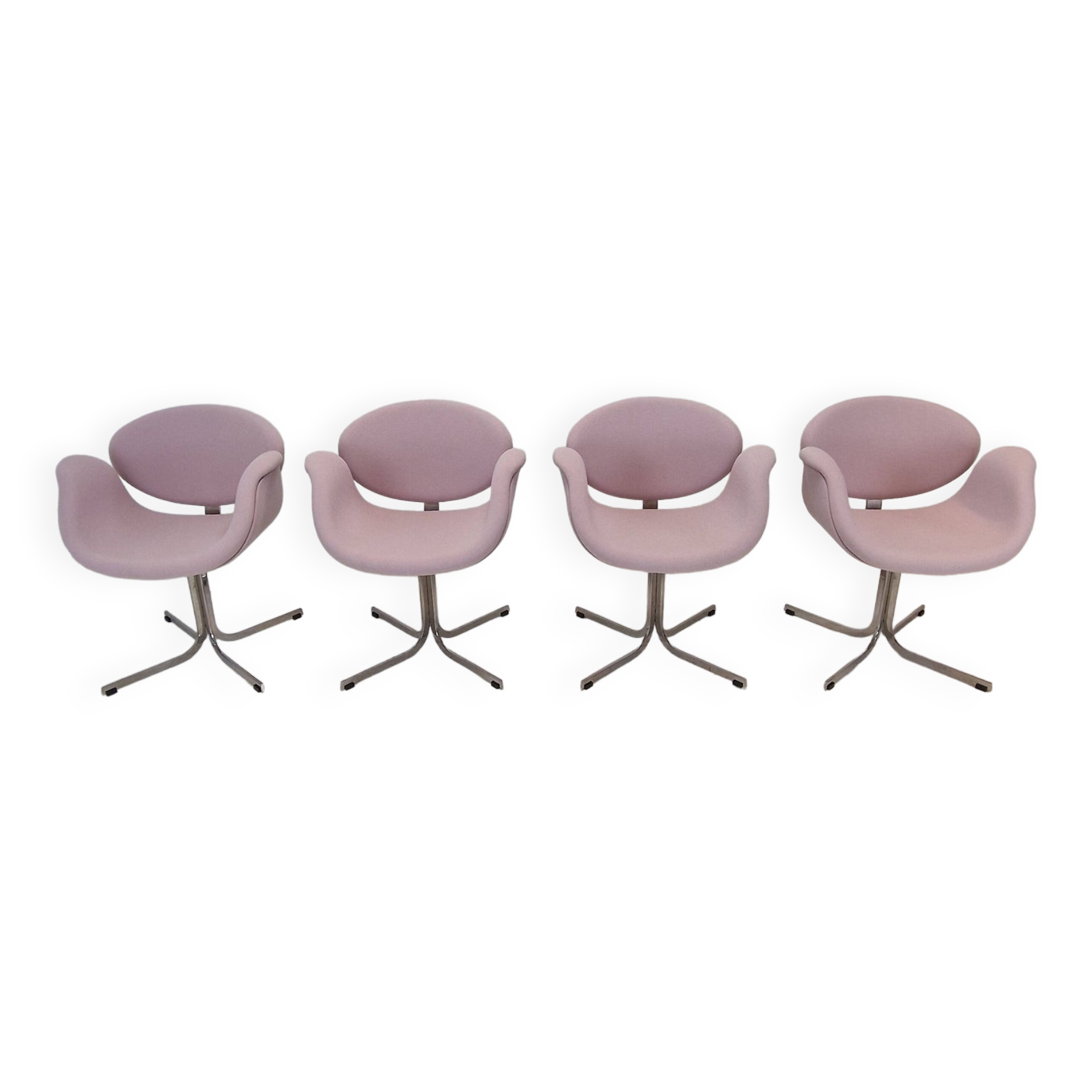 Set of 4 Little Tulip Armchairs by Pierre Paulin for Artifort