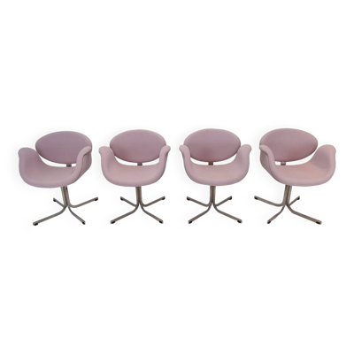 Suite de 4 Fauteuils Petites Tulipes par Pierre Paulin pour Artifort