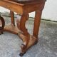 Empire restauration console with marble top in walnut from the 19th century
