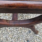 Cross-footed cane stool