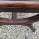 Cross-footed cane stool