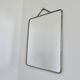 Old barber's mirror with chain, 1950s and 1960s