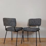 Set of 4 design chairs André Simard, Edition Airborne, French Modernism 1960s