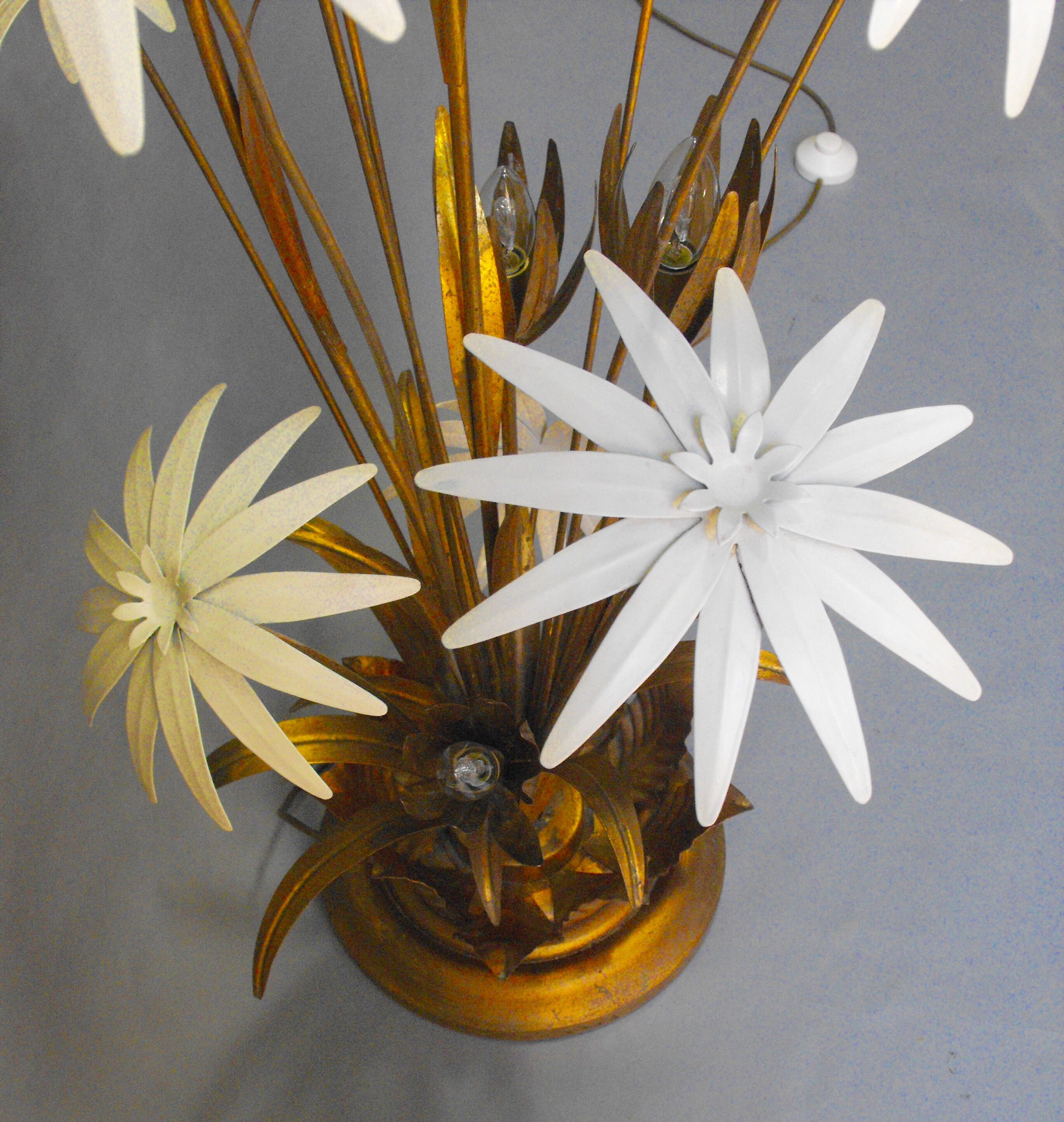 Floral lamp by Hans Kogl from the 70s.