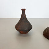 Set of 2 Studio Pottery Sculptural Objects Gerhard Liebenthron, Germany, 1970s