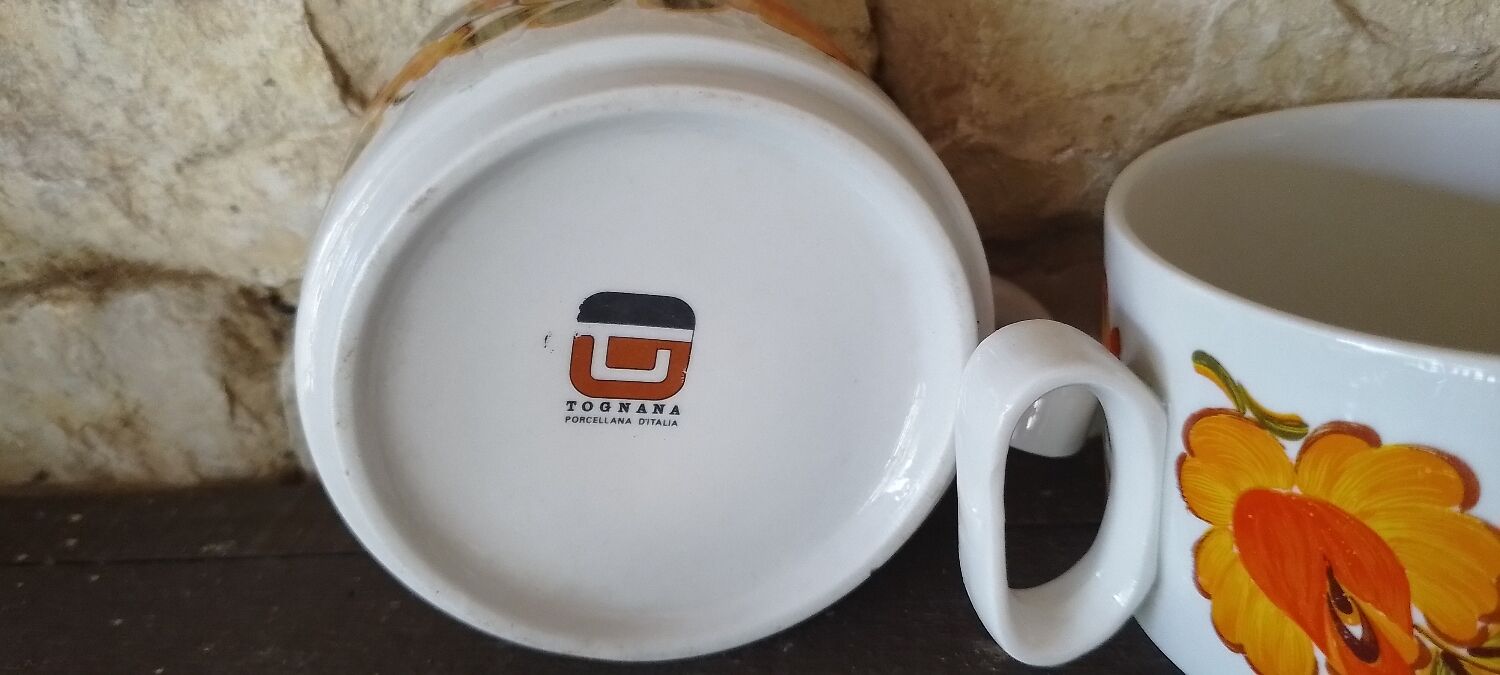Vintage Tognana Mugs