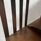 Rotating library in solid walnut, 20th century.
