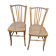Chair Wood bistro bars Cannage