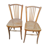 Chair Wood bistro bars Cannage