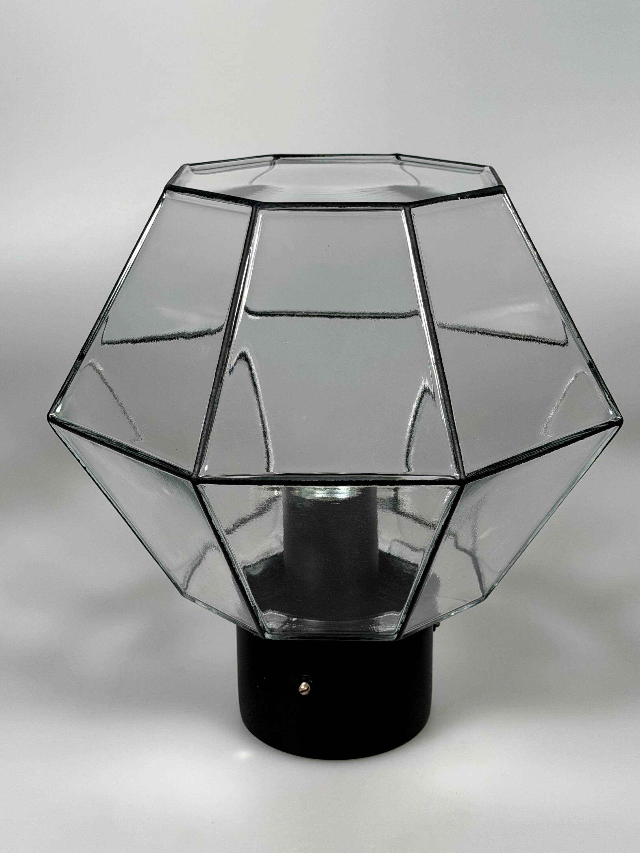 1960s 1970s Ceiling Lamp by Glashütte Limburg Germany Space Age Design