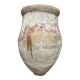 Ancient terracotta pottery jar