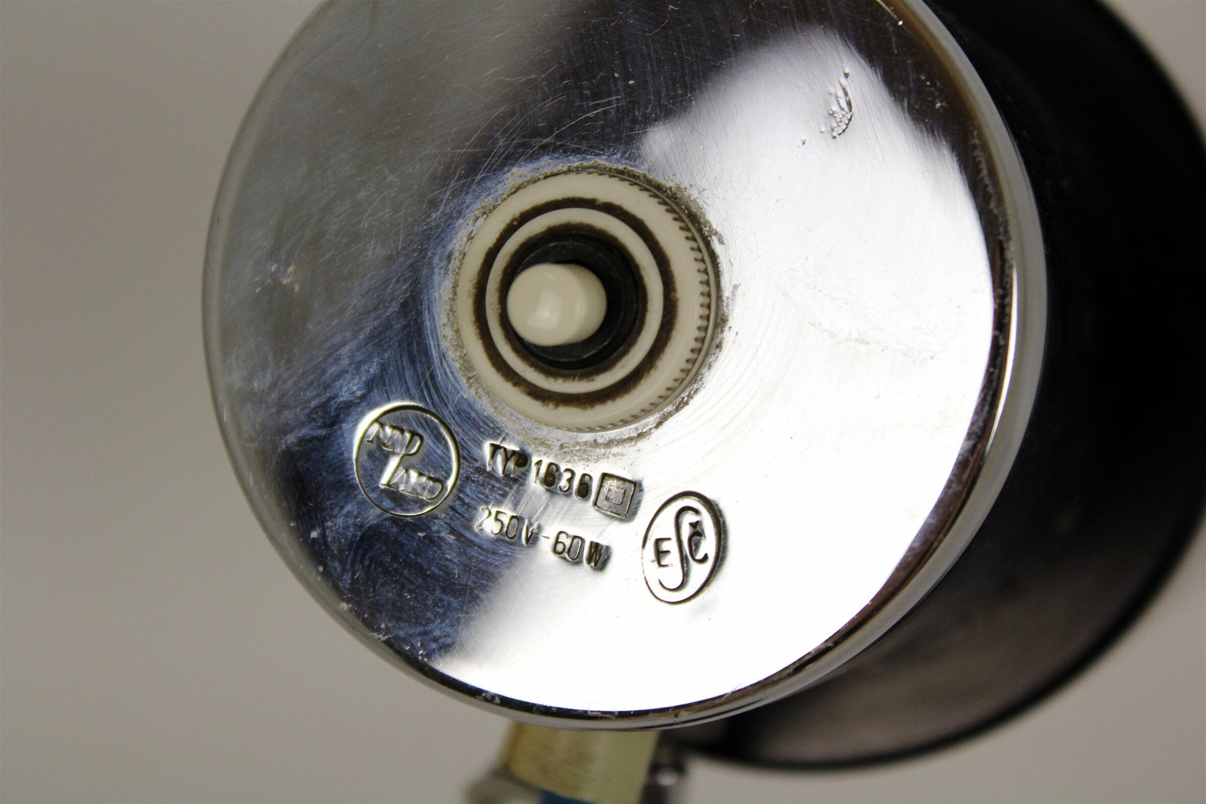 Black & Silver Table Lamp by Josef Hurka for Napako, 1970s