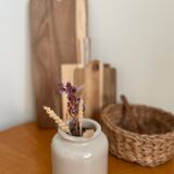 Vintage white stoneware pot