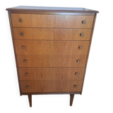 Scandinavian teak chest of drawers