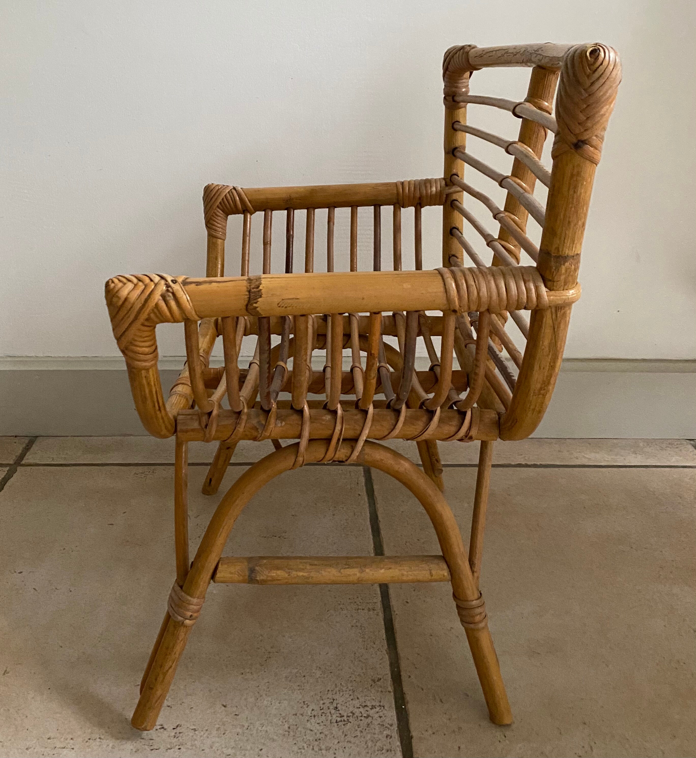 Rattan child chair