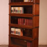 Bibliothèque Globe Wernicke en chêne de 5 éléments avec un tiroir