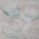 Glass scallop bowls