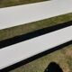 Old bench wood and cast iron XIXth white.
