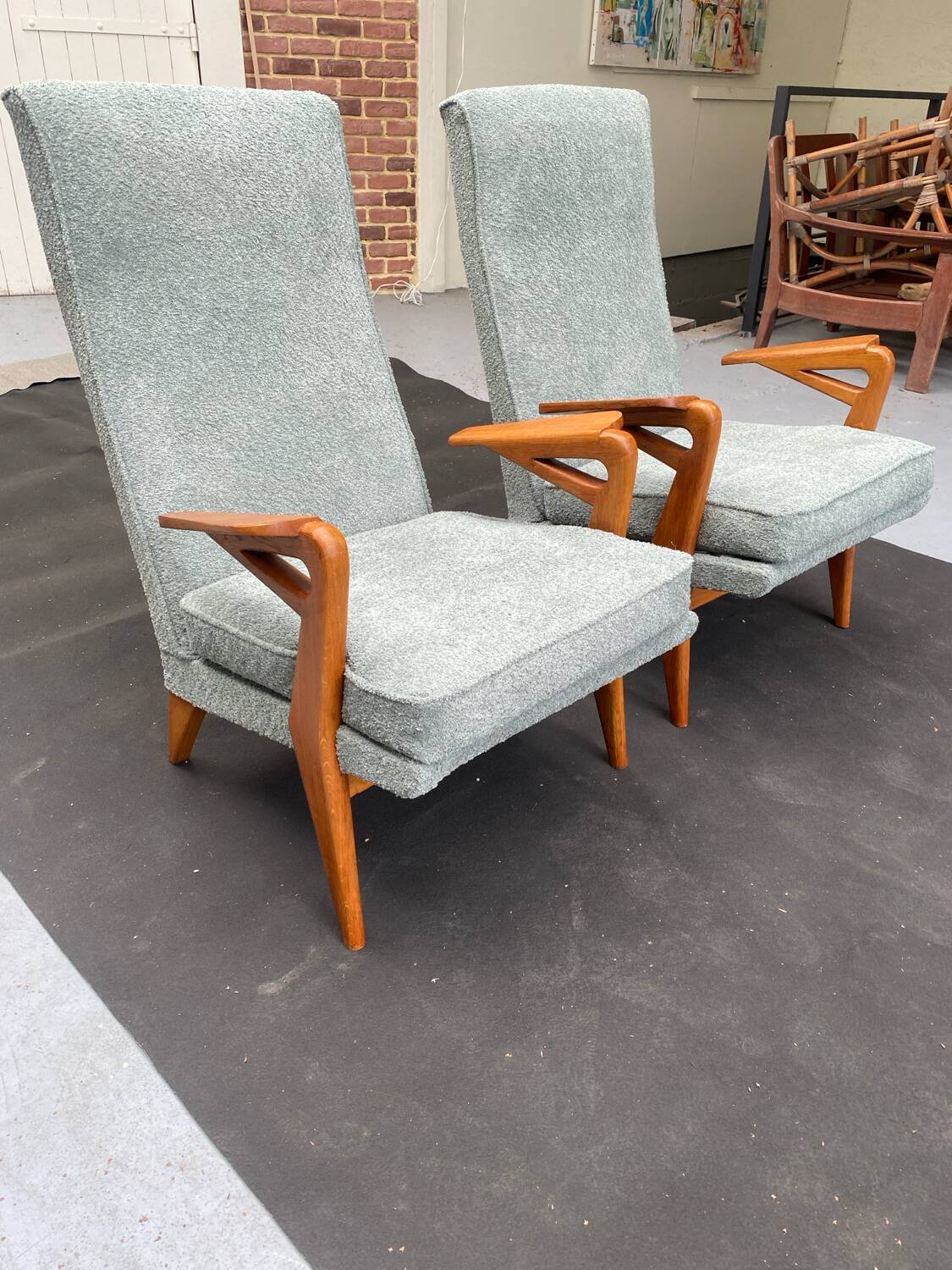 Pair of vintage armchairs