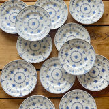 English dessert plates